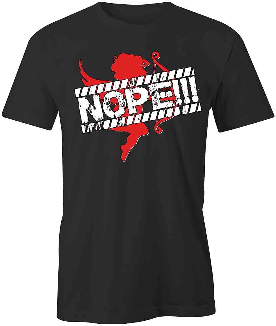 Nope Graphic T-Shirt for Men & Women | Black Printed Cotton Tee with Bold Design - Perfect for Casual Wear, Street Style & Everyday Outfits