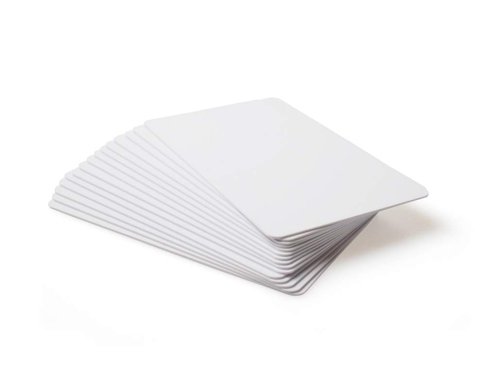 Premium Zebra PVC Cards - 104523-010 - Durable Plastic ID Badges for Office, School & Event Security