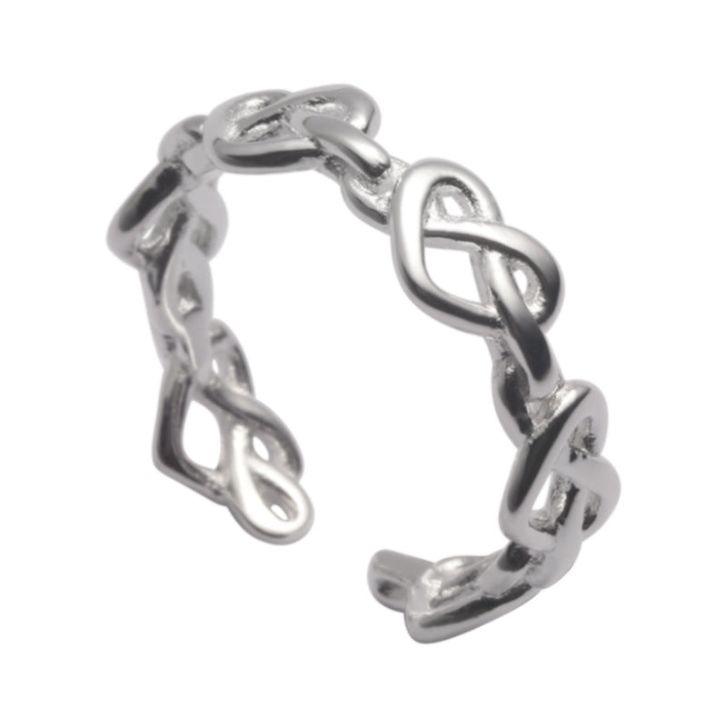 Sterling Silver Love Rings for Women - Elegant Fashion Jewelry for Valentine's Day, Anniversary & Romantic Gifts