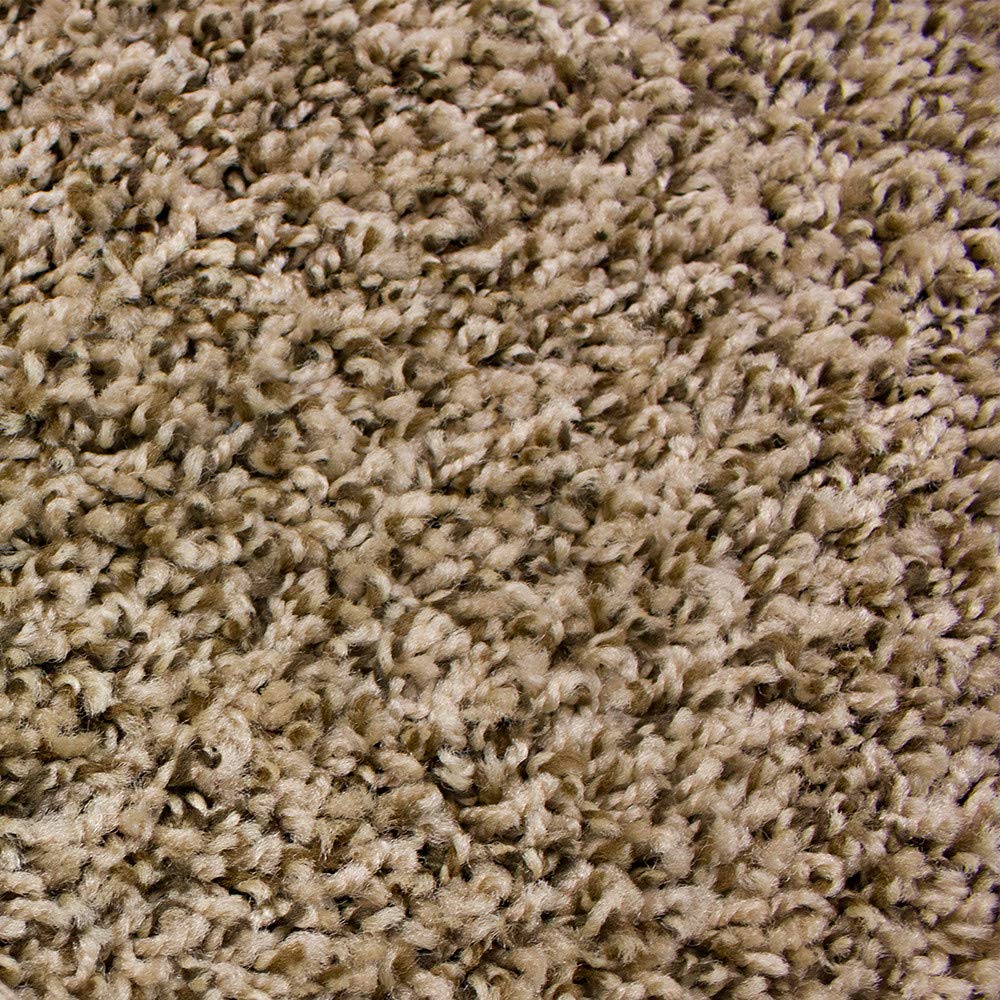 KOECKRITZ 25 oz Soft & Cozy Bronze Area Rugs - Multiple Sizes (10' Round) for Living Room, Bedroom & Office - Plush Home Decor Rug