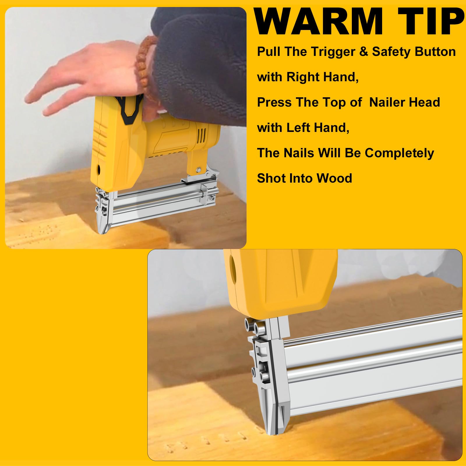 DEWALT 20V Cordless 18 Gauge Brad Nailer & Staple Gun Combo - Battery Powered (Tool Only) with 2000 Nails - Drives 1-1/4