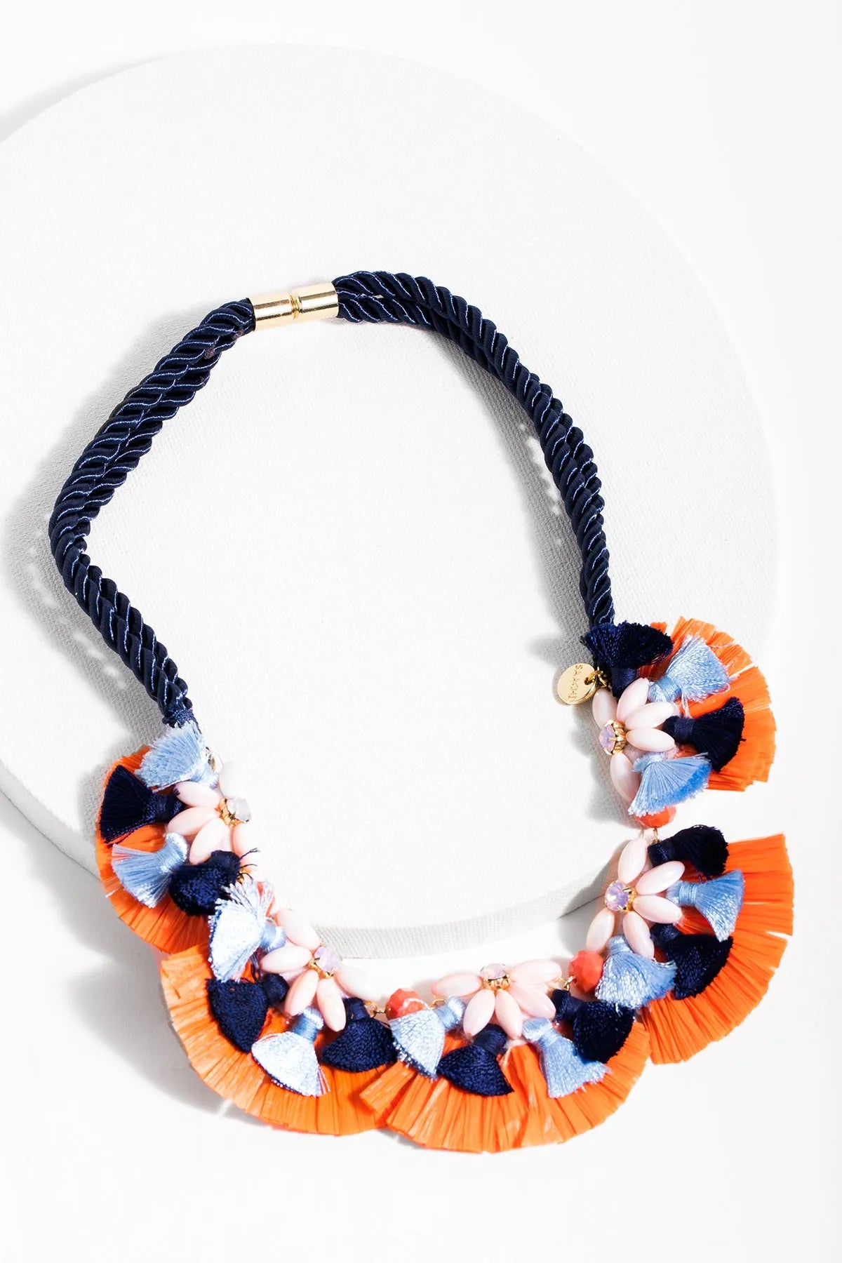 Fiesta Floral Necklace - Elegant Bohemian Beaded Statement Jewelry for Women - Perfect for Parties, Weddings & Summer Festivals