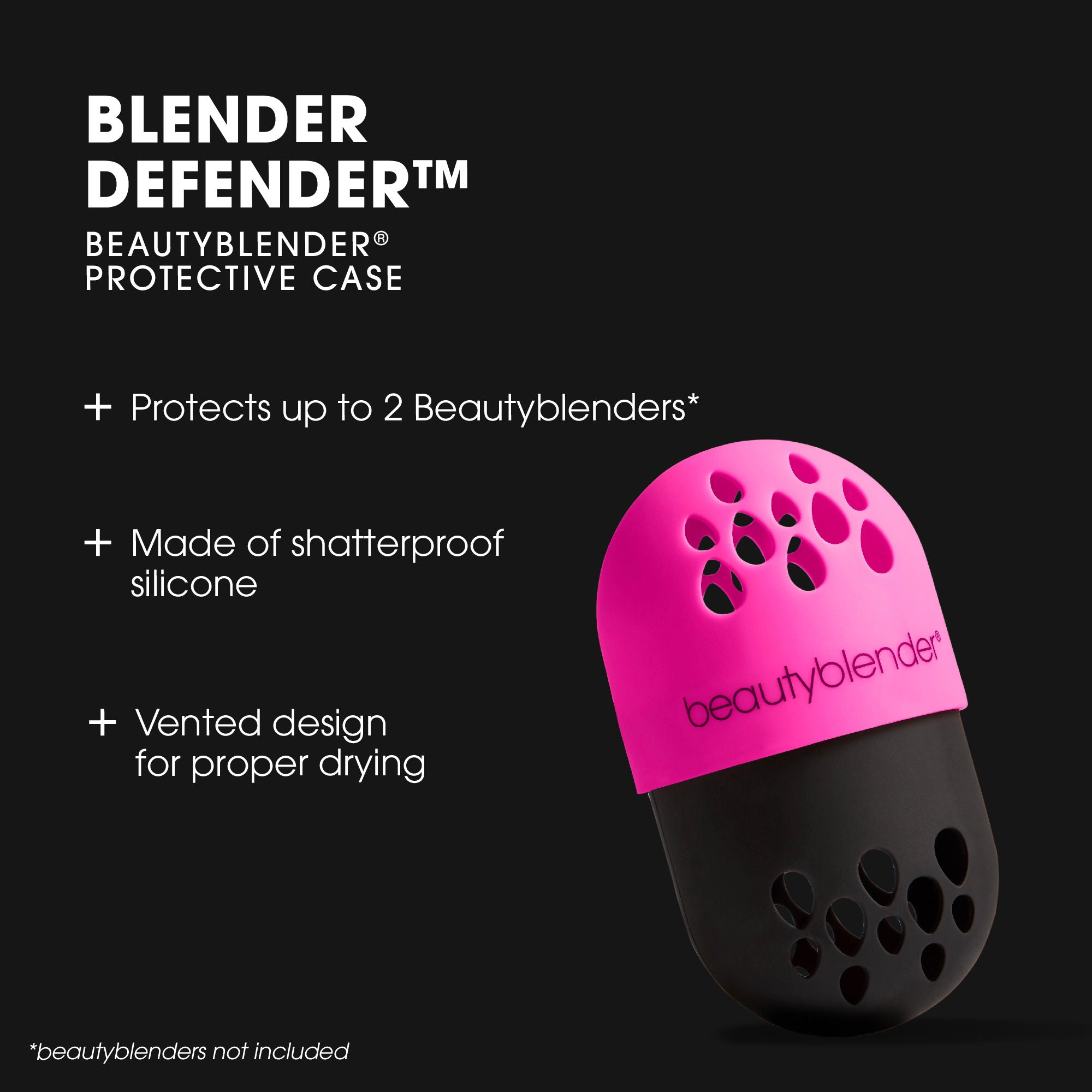 Blender Defender BeautyBlender® Protective Carrying Case - Travel-Friendly Makeup Sponge Storage for Professional Artists & On-The-Go Touch Ups