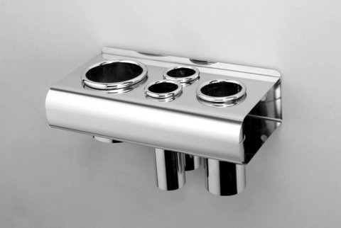 PIBBS 473 Stainless Steel Appliance Holder - Heavy Duty Organizer for Kitchen Countertops, Bathroom Shelves & Garage Storage - Perfect for Blenders, Toasters & Small Appliances
