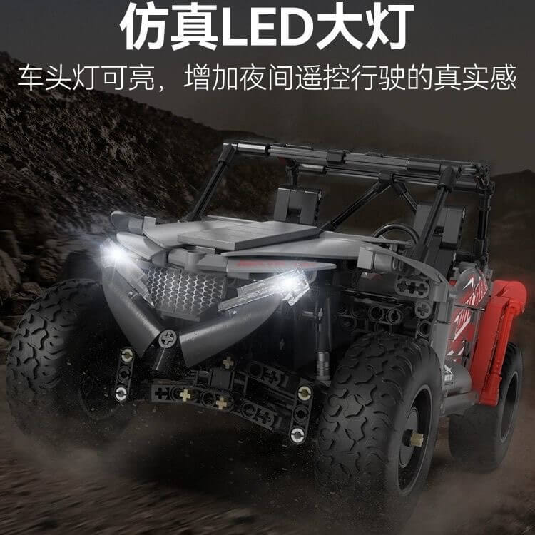 CADA C62006 Wildcat 1:16 Scale 4WD Off-Road RC Car - High Speed Remote Control Truck for Kids & Adults - Perfect for Outdoor Racing, Backyard Driving & Off-Road Adventures