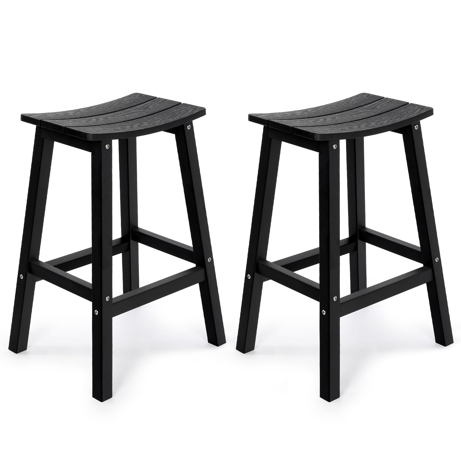**Weatherproof Bar Stools Set of 2 - 28