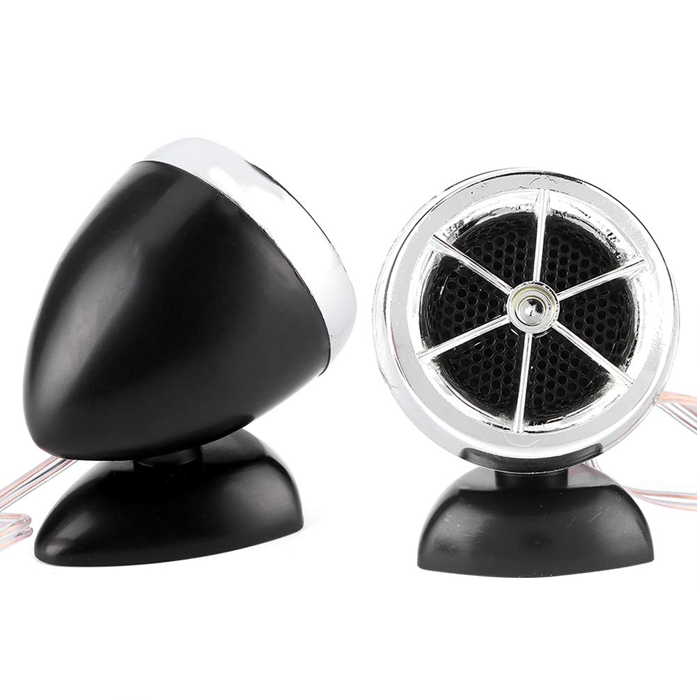 1200W 12V Car Speakers with Tweeter - Mini Horn Music Dome Loudspeaker for Car Audio System (Silver) - Perfect for Upgrading Vehicle Sound Quality & Enhancing Music Experience on Road Trips