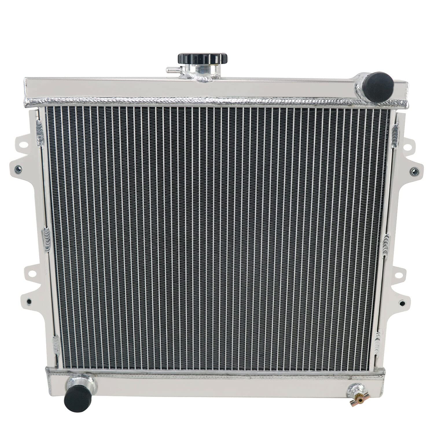 High-Performance 3 Row Core Radiator for 1984-1995 Toyota 4Runner & Pickup SR5 2.4L MT - All Aluminum OE Style Replacement with 16