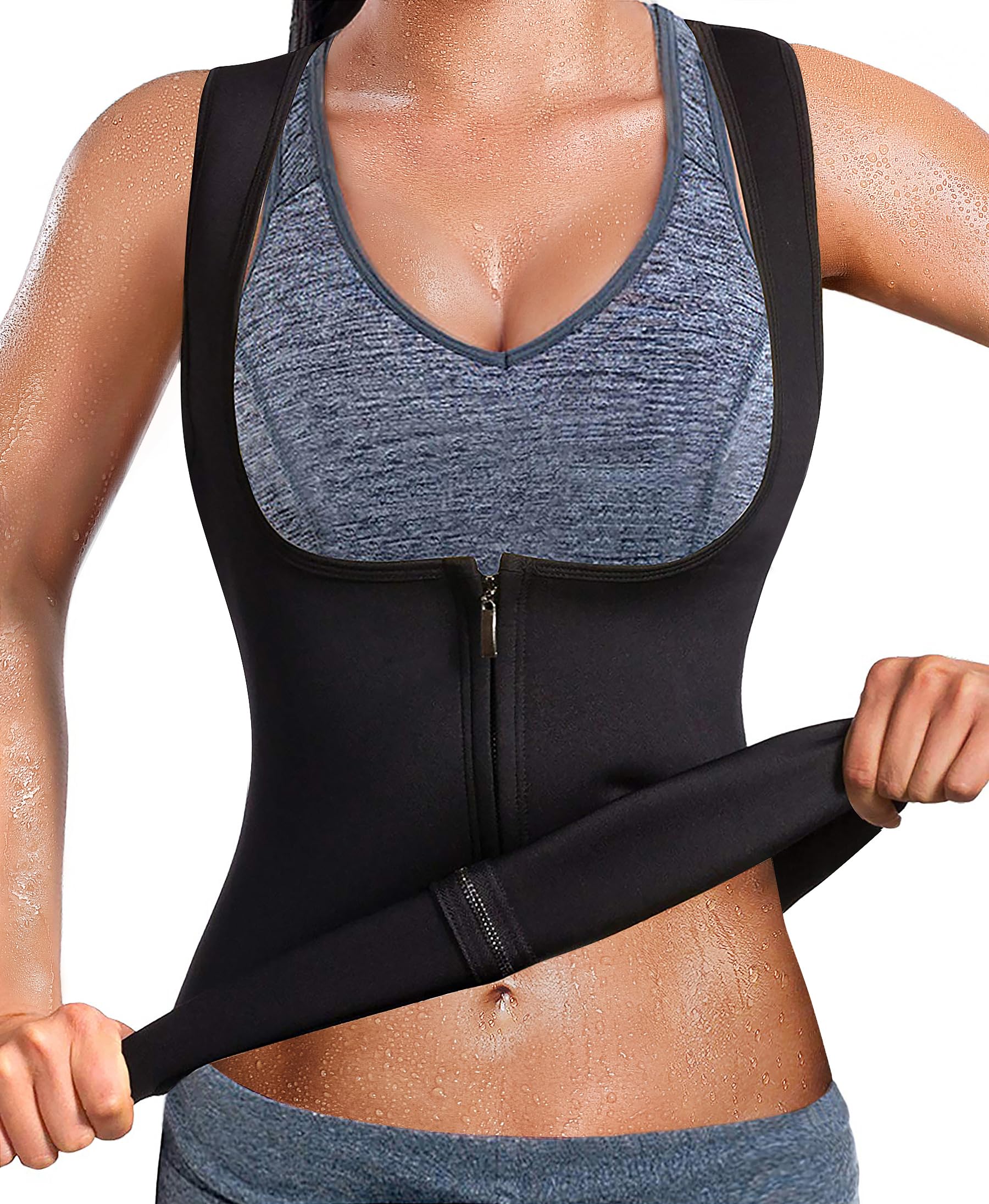 Women's Sauna Suit for Weight Loss - Sweat Workout Body Shaper for Fitness & Detox - Perfect for Gym, Running & Home Exercise