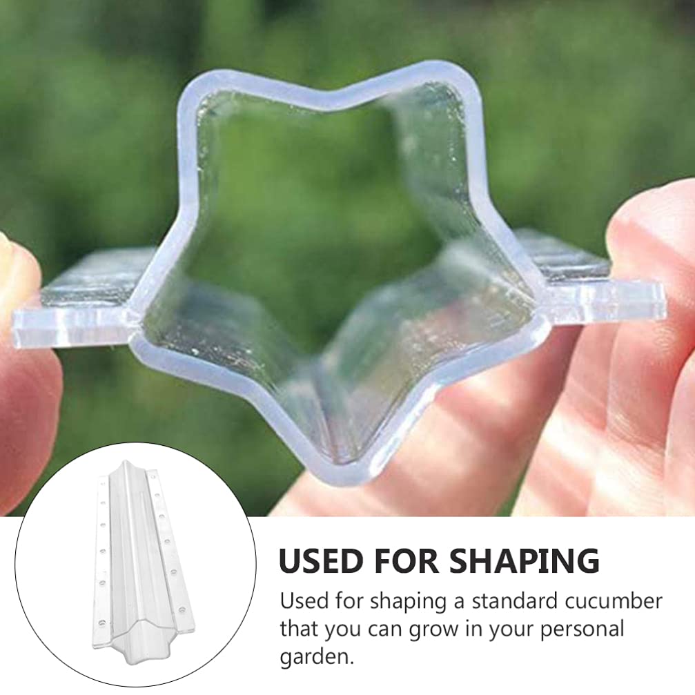 Star-Shaped Cucumber Shaping Tools - Vegetable & Fruit Molds for Creative Food Carving - Perfect for Salads, Garnishes, and Kids' Healthy Snacks