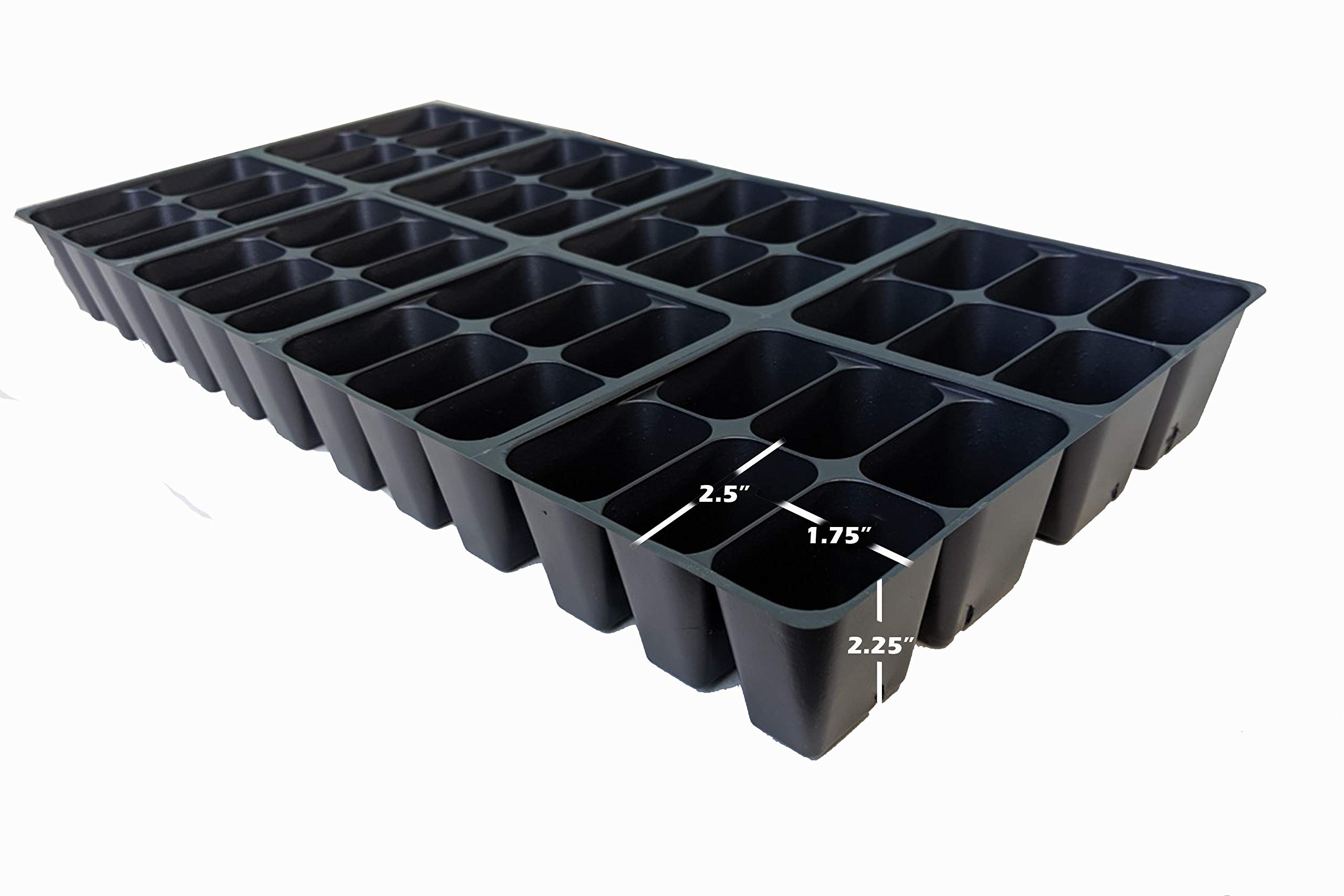 10 Pack Seed Starting Trays with 806 Tray Inserts - 360 Cells Total for 1020 Propagation Kit | Perfect for Indoor Gardening, Greenhouse & Hydroponic Seedlings