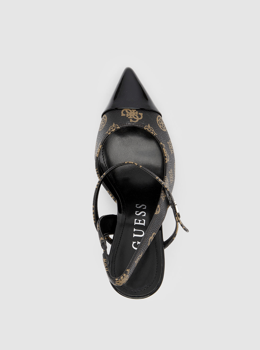 Black & Brown Logo Serry Stiletto Heels for Women - Elegant High Heel Pumps for Party, Wedding & Office Wear