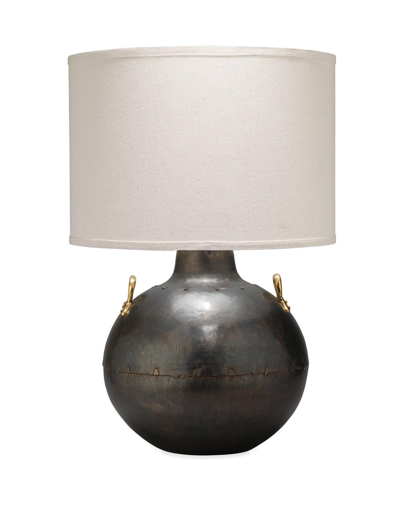 Vintage Two-Handle Kettle Table Lamp - Antique Style Desk Light for Home Office Decor, Reading & Bedside Nightstand