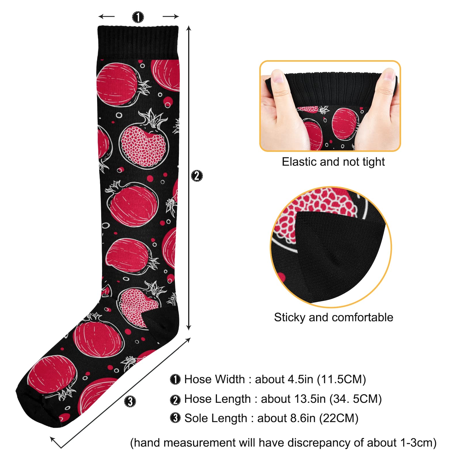 **JUNZAN Compression Socks for Women & Men - Medical Grade Blueberry Circulation Socks for Running, Cycling, Nursing & Travel - Improve Blood Flow & Reduce Swelling**    *(Use for: Marathon Training, Long Work Shifts, Airplane Travel & Post-Workout Recovery)*