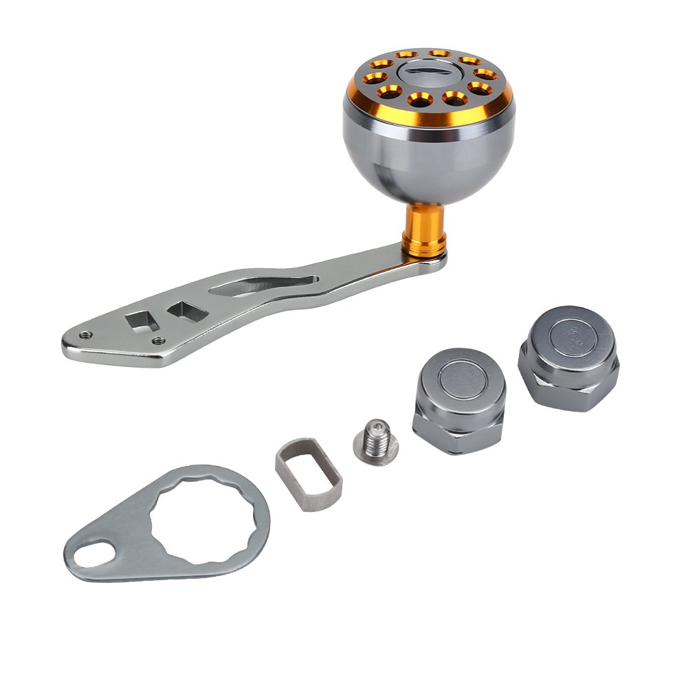 Durable Metal Fishing Reel Handle - Replacement Rocker for Shakespeare & Abu Round Baitcast Reels | Perfect for Saltwater & Freshwater Fishing
