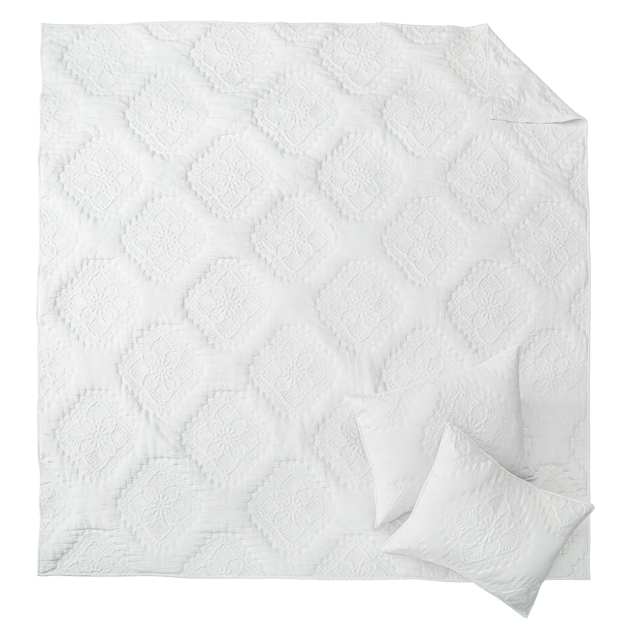 Premium Muslin Stitch Quilt Set - Soft Breathable Bedding for Nursery, Crib & Toddler - Cozy Lightweight Blanket for Baby Shower Gift & Nursery Decor