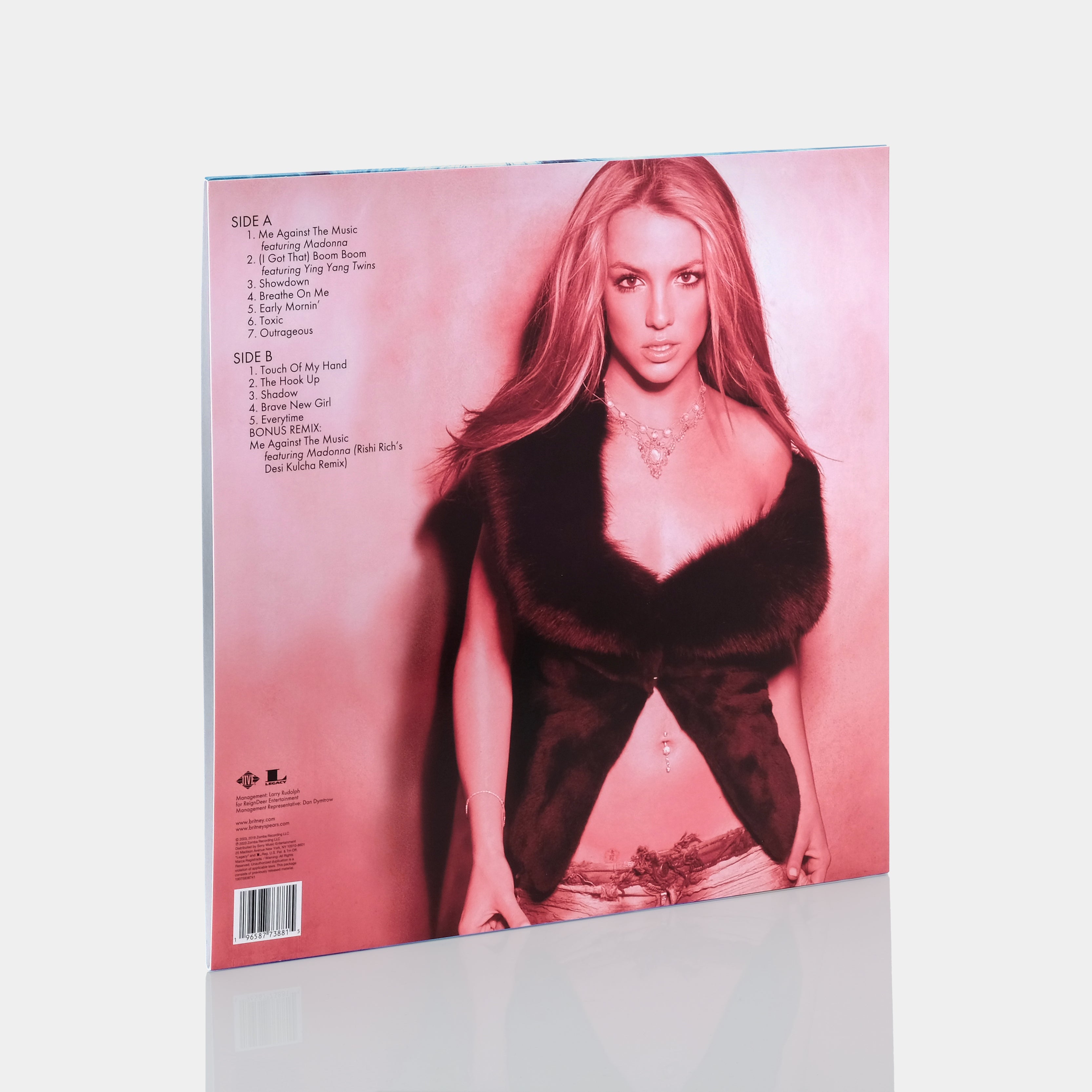 Britney Spears - In The Zone LP Vinyl Record | Limited Edition Pop Music Album | Perfect for Collectors & Music Lovers | Great for Home Decor & Vinyl Enthusiasts