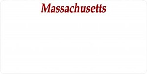 Massachusetts State Look-Alike License Plate - Custom Text & Free Personalization - Perfect for Cars, Gifts & Home Decor