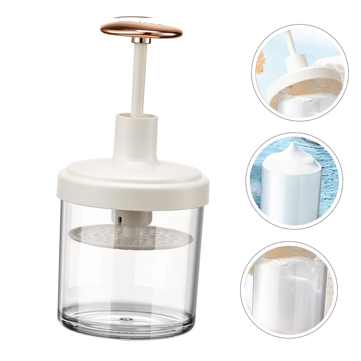 Premium Facial Foam Maker & Skincare Frother - Electric Foaming Bottle for Bath, Face Cleansing & Shaving | Perfect for Spa, Home Skincare Routine & Travel