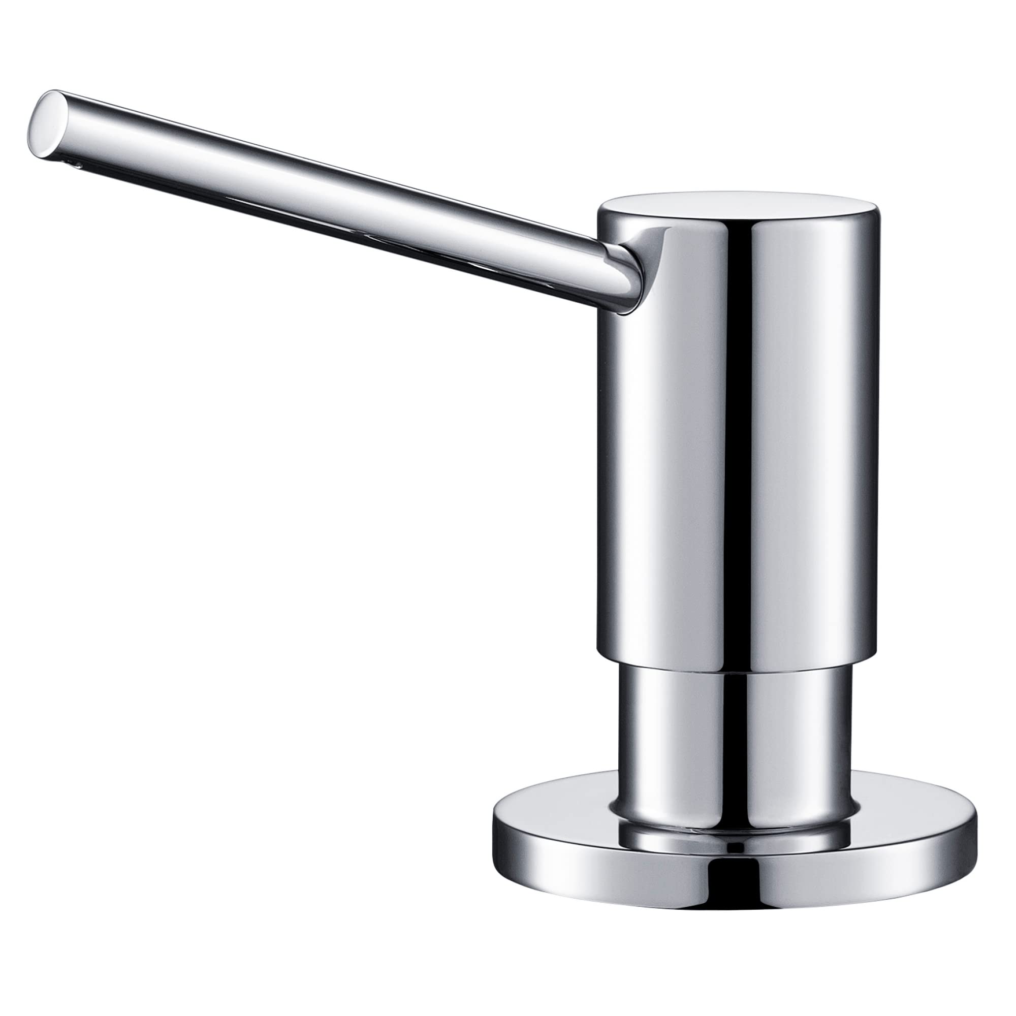 KRAUS Chrome Kitchen Soap Dispenser and Lotion Dispenser Set - Modern Touchless Liquid Soap Pump for Bathroom & Kitchen Countertop, KSD-43CH | Perfect for Home, Office, and Restaurant Use