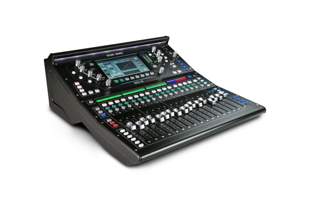 Allen & Heath SQ-5 48-Channel Digital Mixing Console – Professional Audio Mixer for Live Sound, Studio Recording & Events