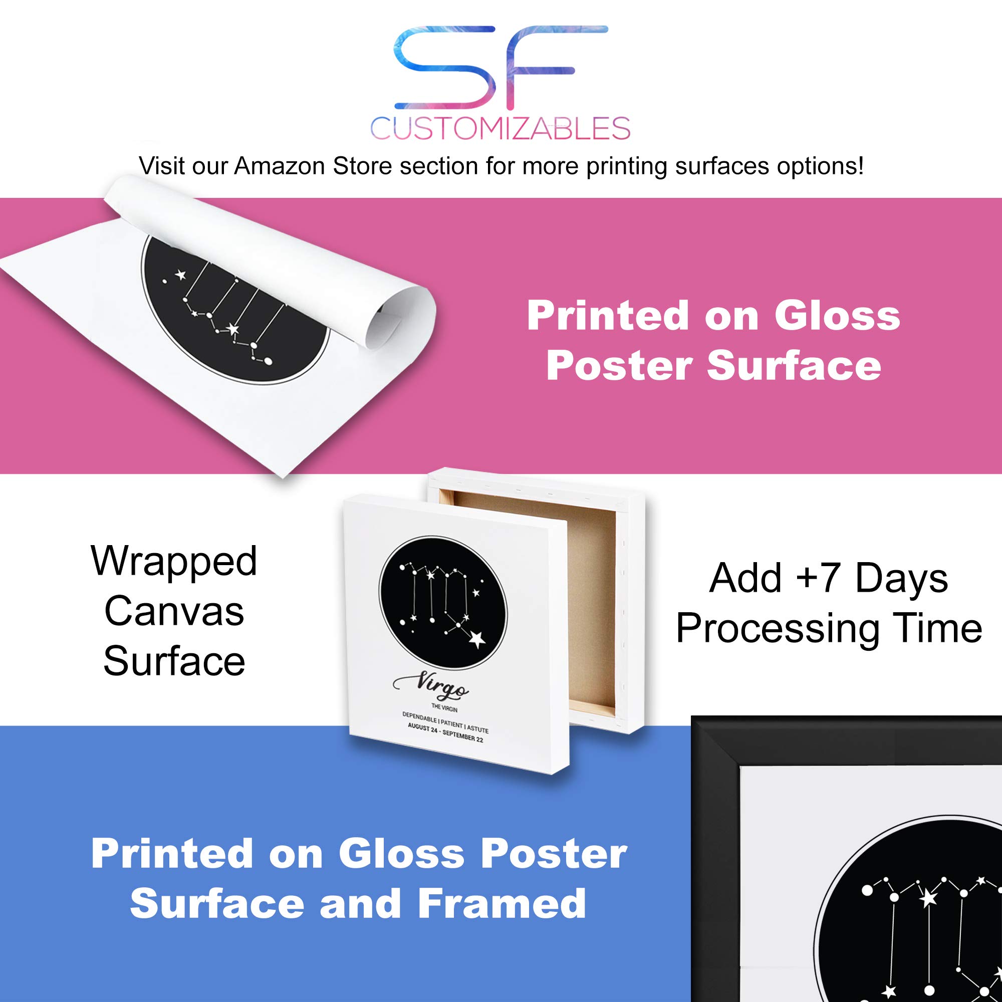 Custom Personalized Picture Album Cover Music Player Wall Art with Timer - Solid Background Canvas Print for Home & Office Decor