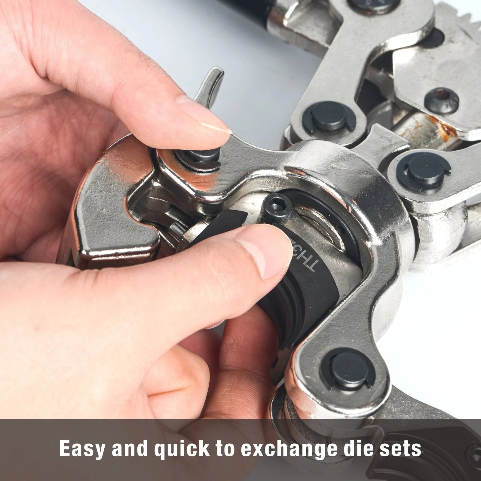 IWS 1632A Multi-Azimuth Pipe Pressing Tool with 360° Rotary Press Head for 16/20/25/32mm Pipes - Perfect for Plumbing, HVAC, and Water Supply System Installations