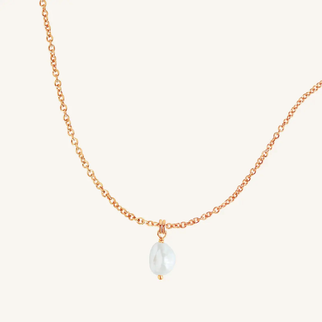 Keshi Pearl Necklace - Natural Stone of Potential & Healing | Elegant Jewelry for Women, Gift for Her, Wedding, Party & Special Occasions