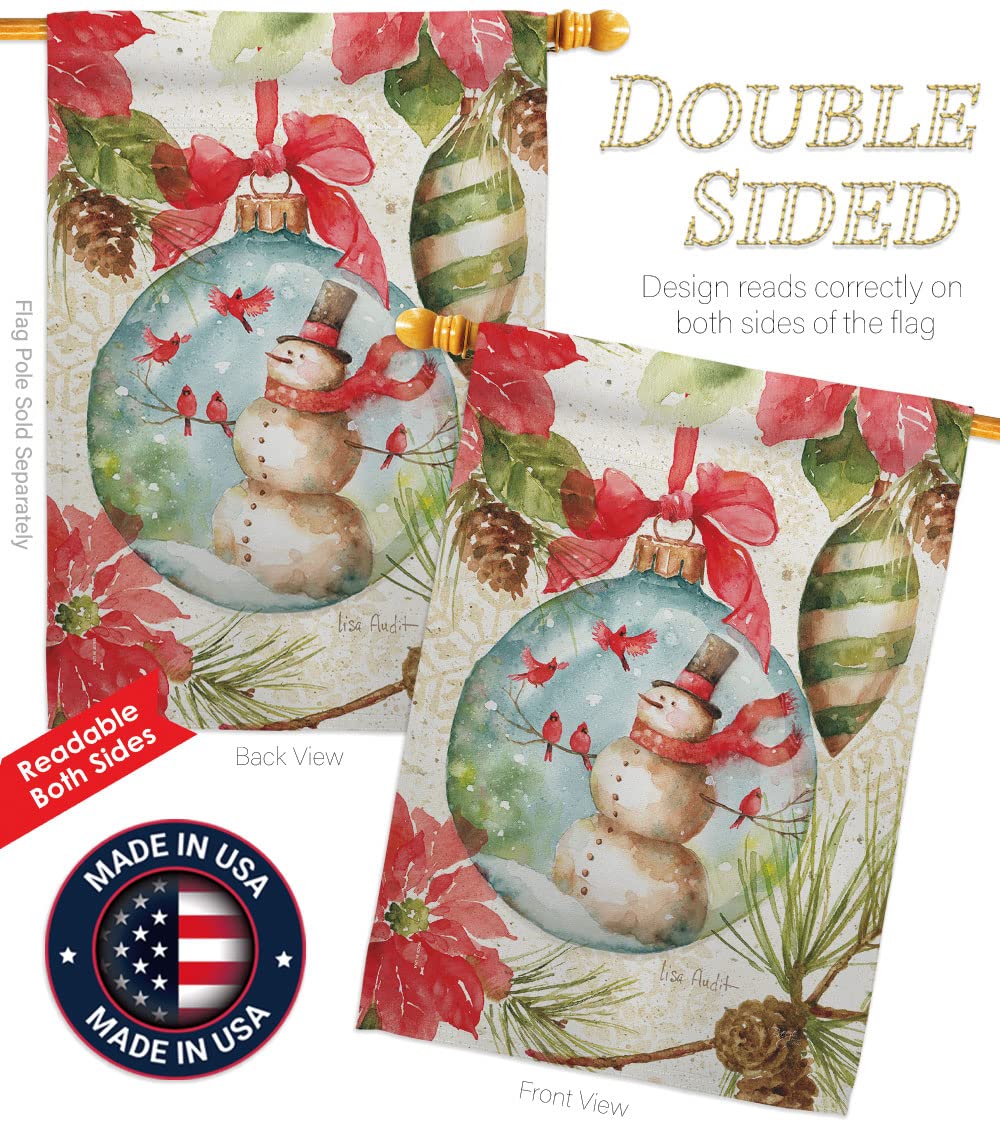 Woodland Holiday Winter Wonderland House Flag Set 28
