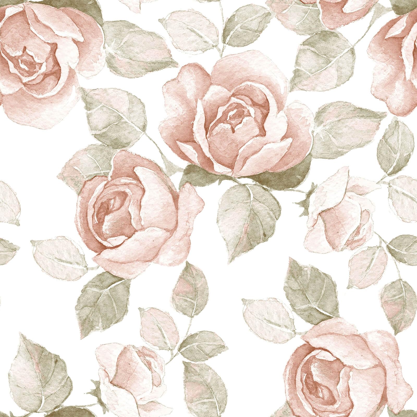 Heroad Brand 16.1''x118'' Vintage Floral Peel and Stick Wallpaper - Waterproof Removable Self-Adhesive Contact Paper for Cabinets, Drawers & Walls - Retro Rose Flower Decorative Liner for Home, Kitchen & Office Decor