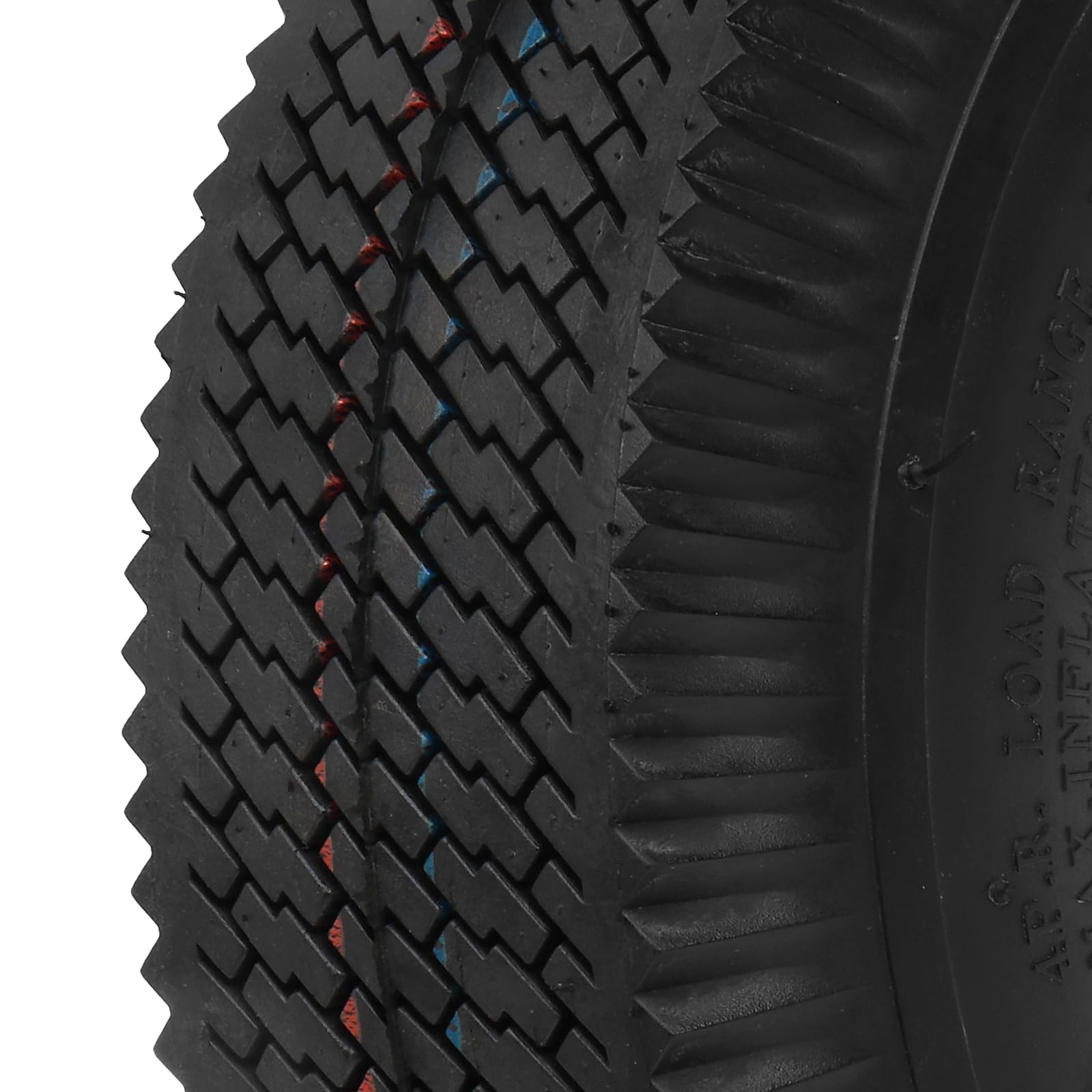 AutoForever 4.10/3.50-4 Turf Tires - Set of 2 (4PR) for Garden Lawn Mowers, Tractors & Golf Carts - Perfect for Landscaping, Yard Work & Golf Course Maintenance