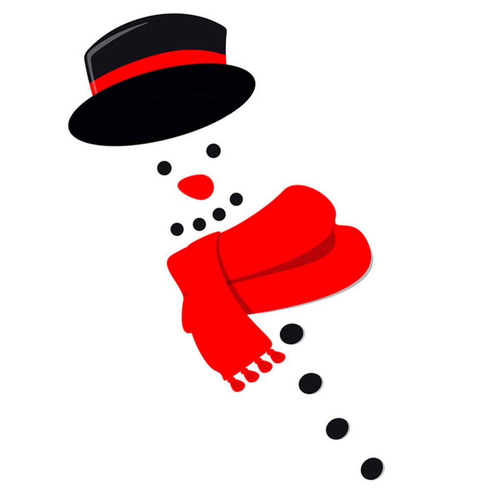 Beaupretty Christmas Snowman Refrigerator Magnets - Self-Adhesive Holiday Fridge Stickers for Home Decor, Metal Doors, Cabinets & Garage (Set of 24) - Perfect for Christmas Decorations, Winter Party Supplies & Gift Wrapping Accents