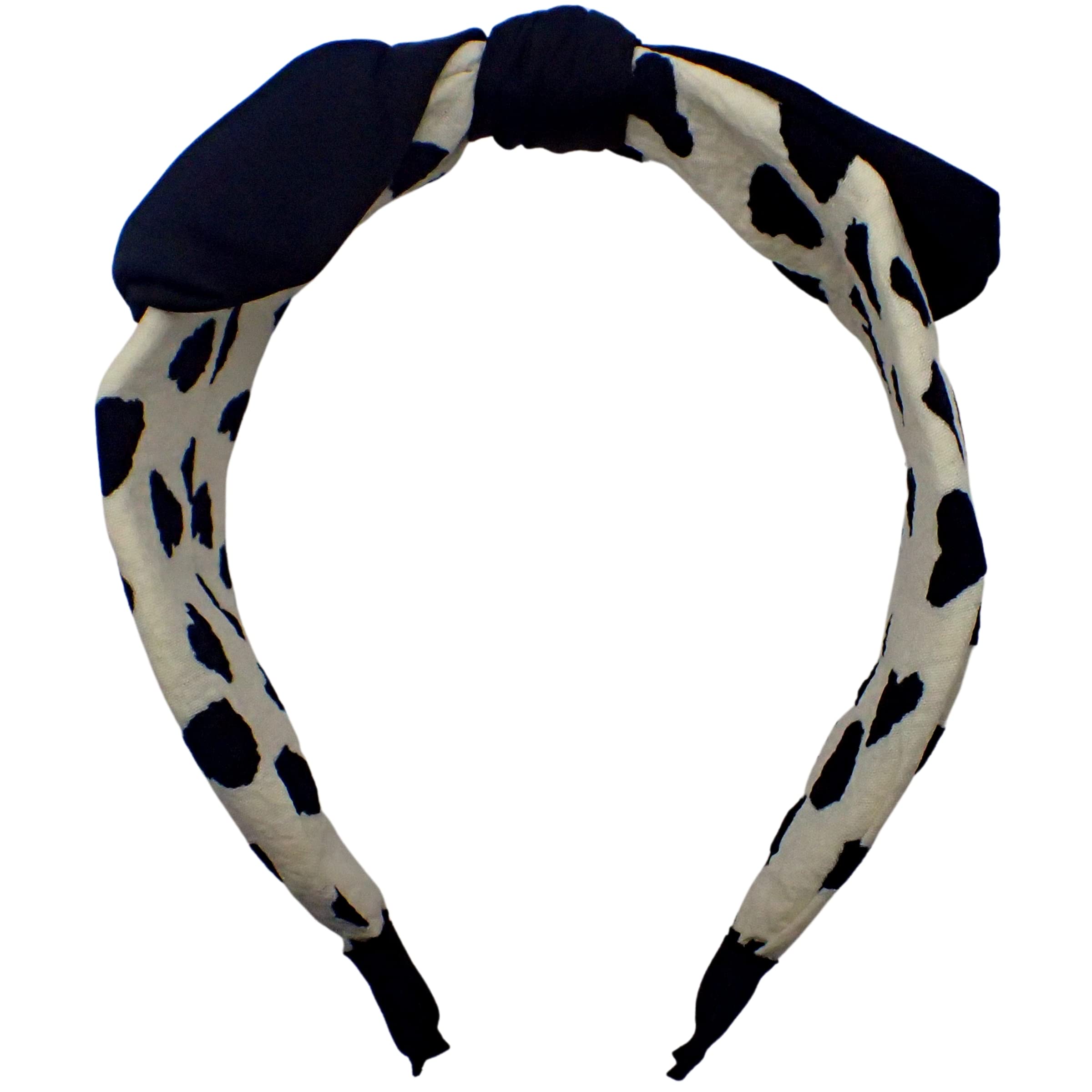 Valentine's Day Alice Hair Bands for Women & Girls - Cream Bow Knot Headband for Parties & Gifts