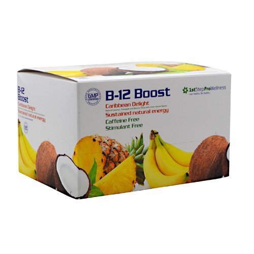 1st Step High Performance Fitness B-12 Energy Boost - 12 Pack (2oz Bottles) - Supports Energy, Focus & Endurance - Perfect for Workouts, Athletes & Active Lifestyles