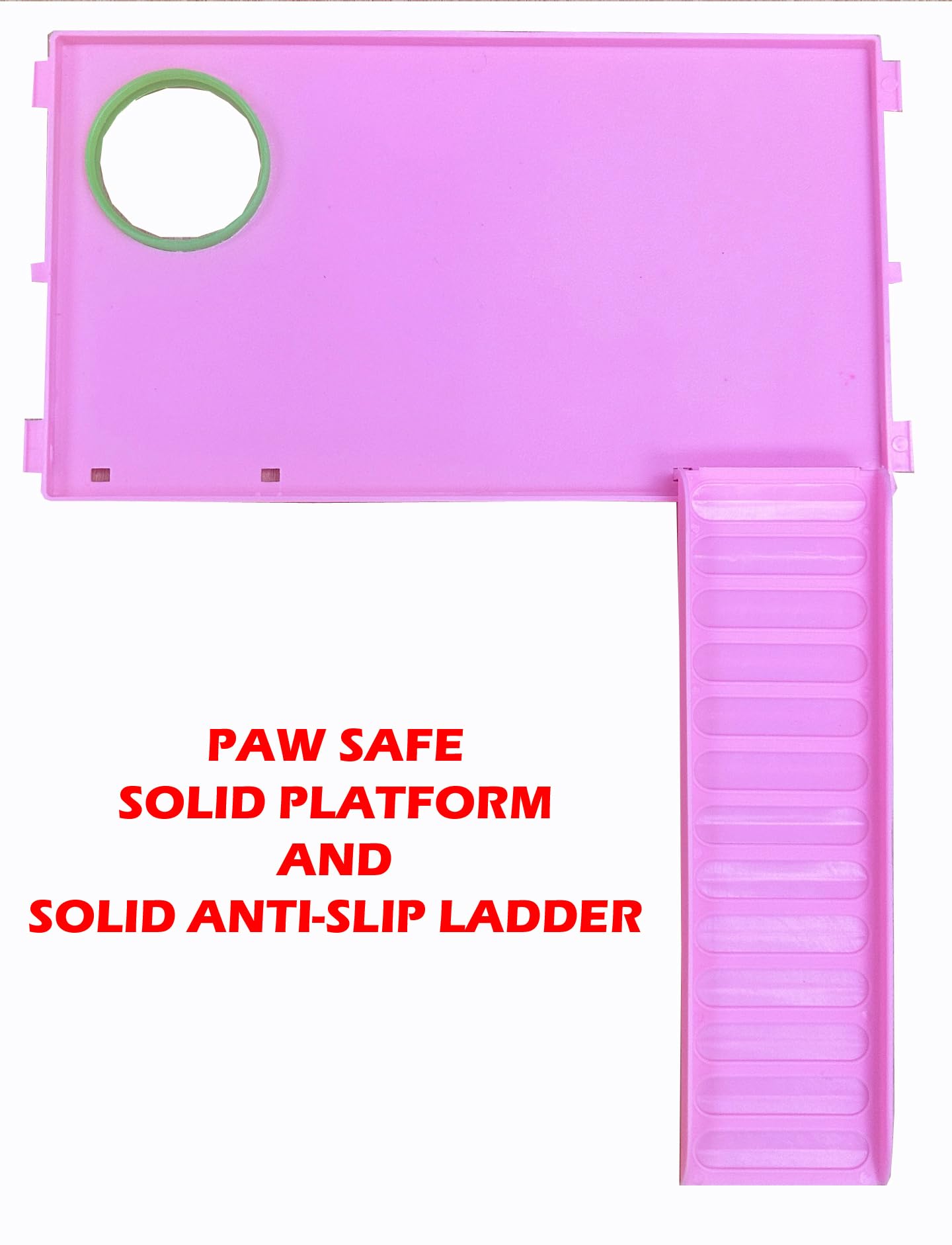 5-Tier Pink Hamster Cage - Spacious Mouse & Gerbil Mansion Habitat with Multi-Level Design | Perfect for Small Pet Homes, Play Areas & Cage Enrichment