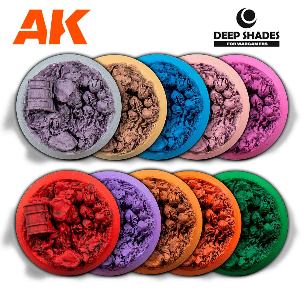 AK Interactive AK13005 Wargame Deep Shades Invocation Purple 30ml Acrylic Paint - Miniature Painting for Warhammer, D&D, and Tabletop Gaming Scenes