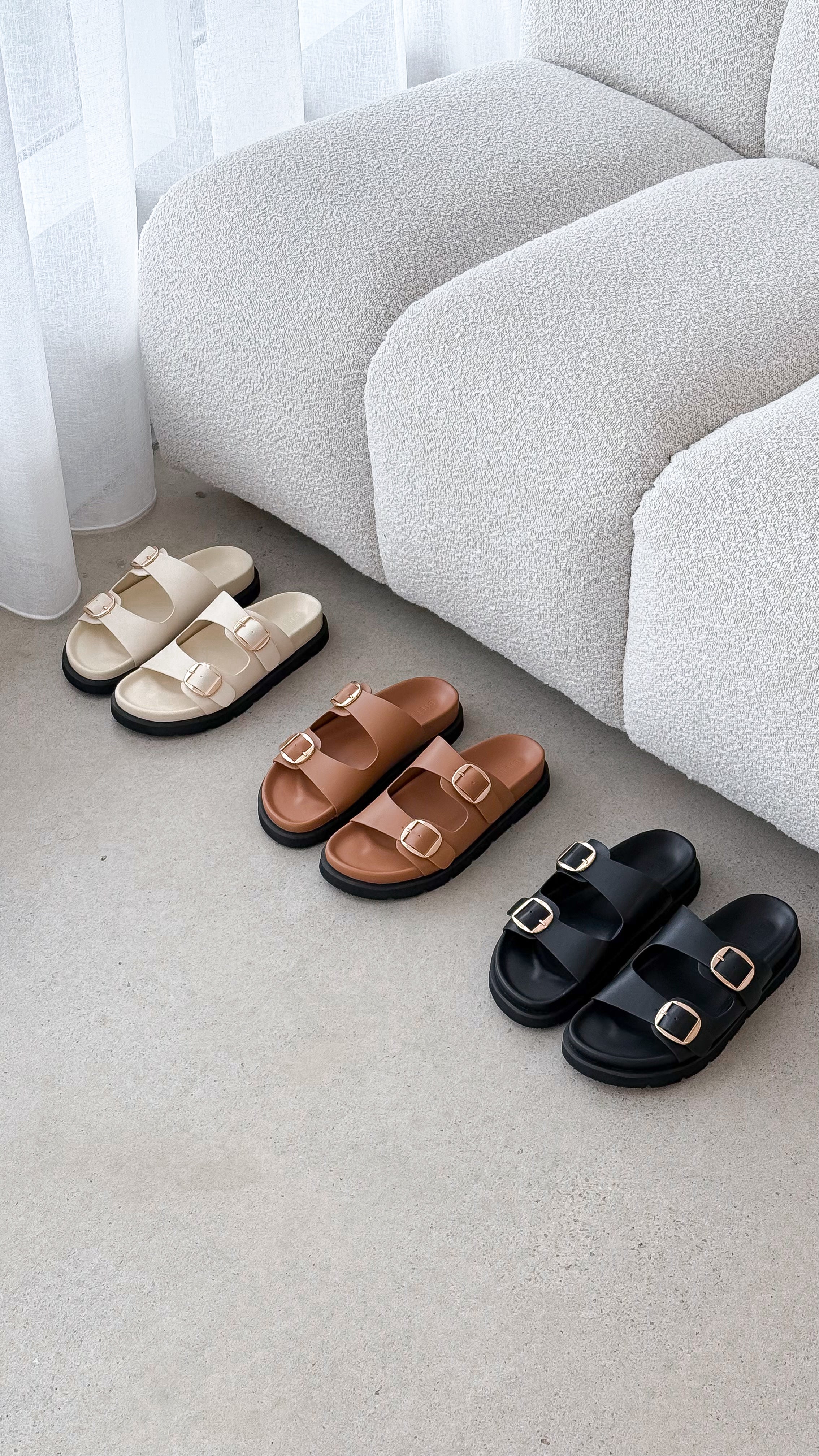 Cosmo Slide Bone - Comfortable & Stylish Slides for Men and Women - Perfect for Beach, Pool, and Casual Wear