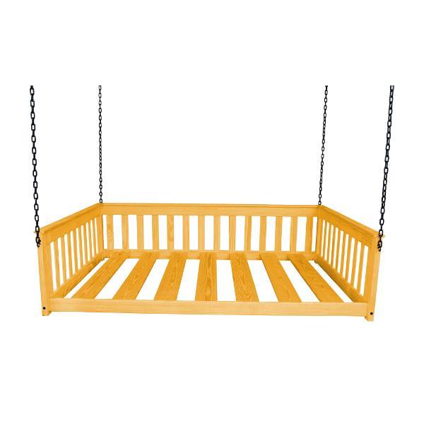 VersaLoft Mission Hanging Daybed with Chain - Outdoor Hammock Swing Bed for Patio, Garden, Backyard Relaxation and Boho Decor