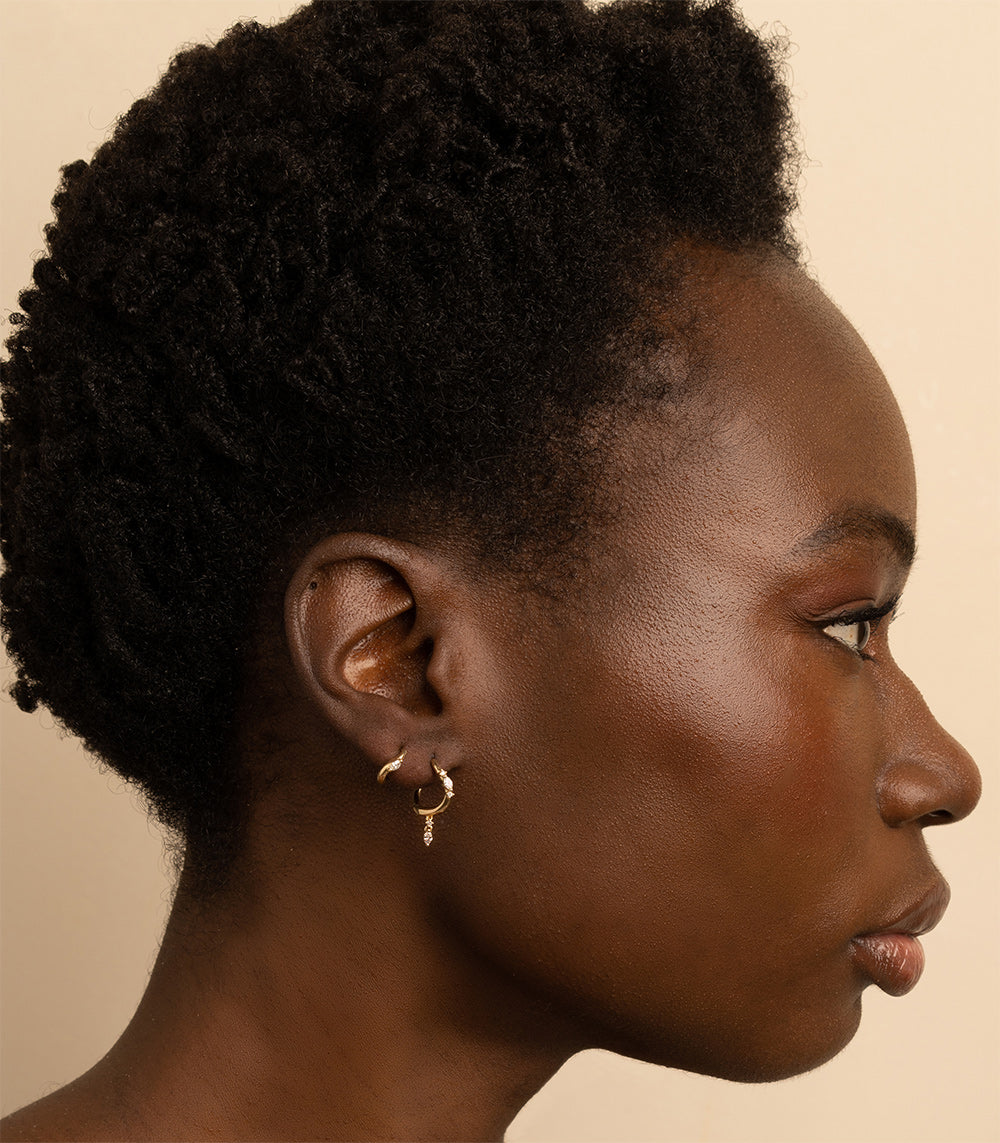 Small Melt Hoops - Trendy Gold & Silver Stackable Earrings for Women | Minimalist Dainty Hoop Earrings for Everyday Wear | Perfect for Work, Date Night & Casual Outfits