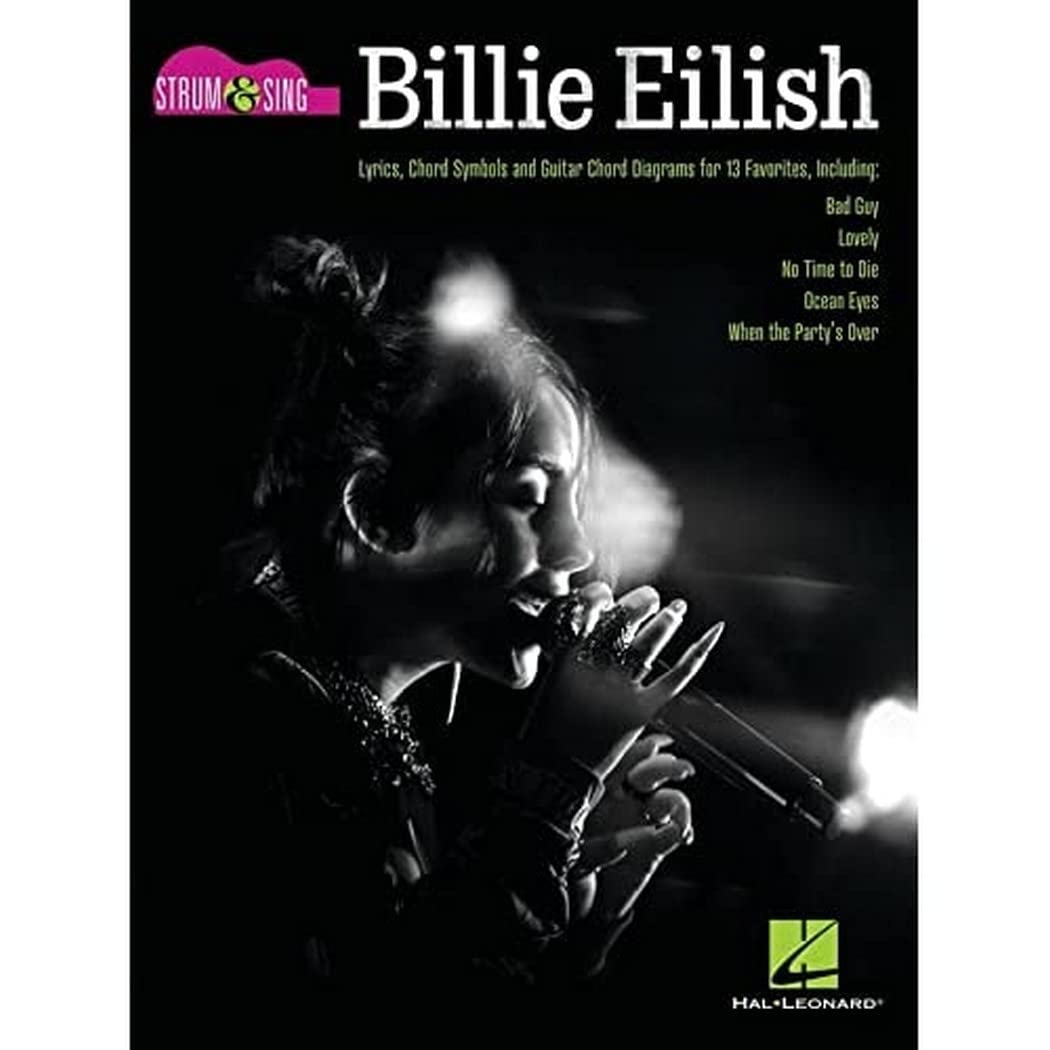 Billie Eilish Strum & Sing Guitar - Acoustic Guitar for Beginners with Online Lessons - Perfect for Home Practice, Campfire Singalongs & Music Gift Ideas
