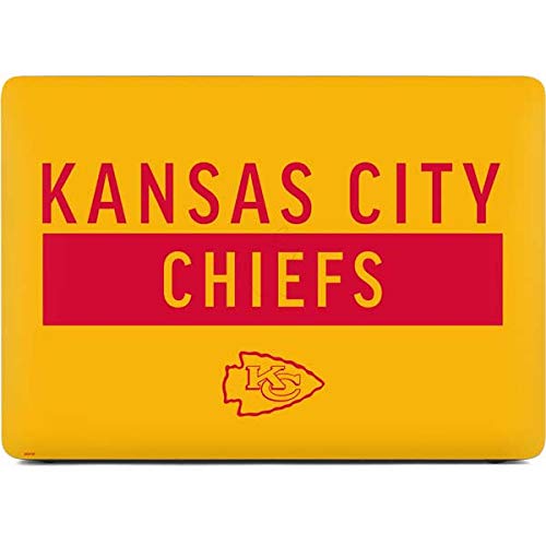 Officially Licensed NFL Kansas City Chiefs Yellow Performance Series Laptop Skin Decal for MacBook Air 13-inch Retina (2018-2019 Models) - Durable Protective Cover for Work, School & Travel