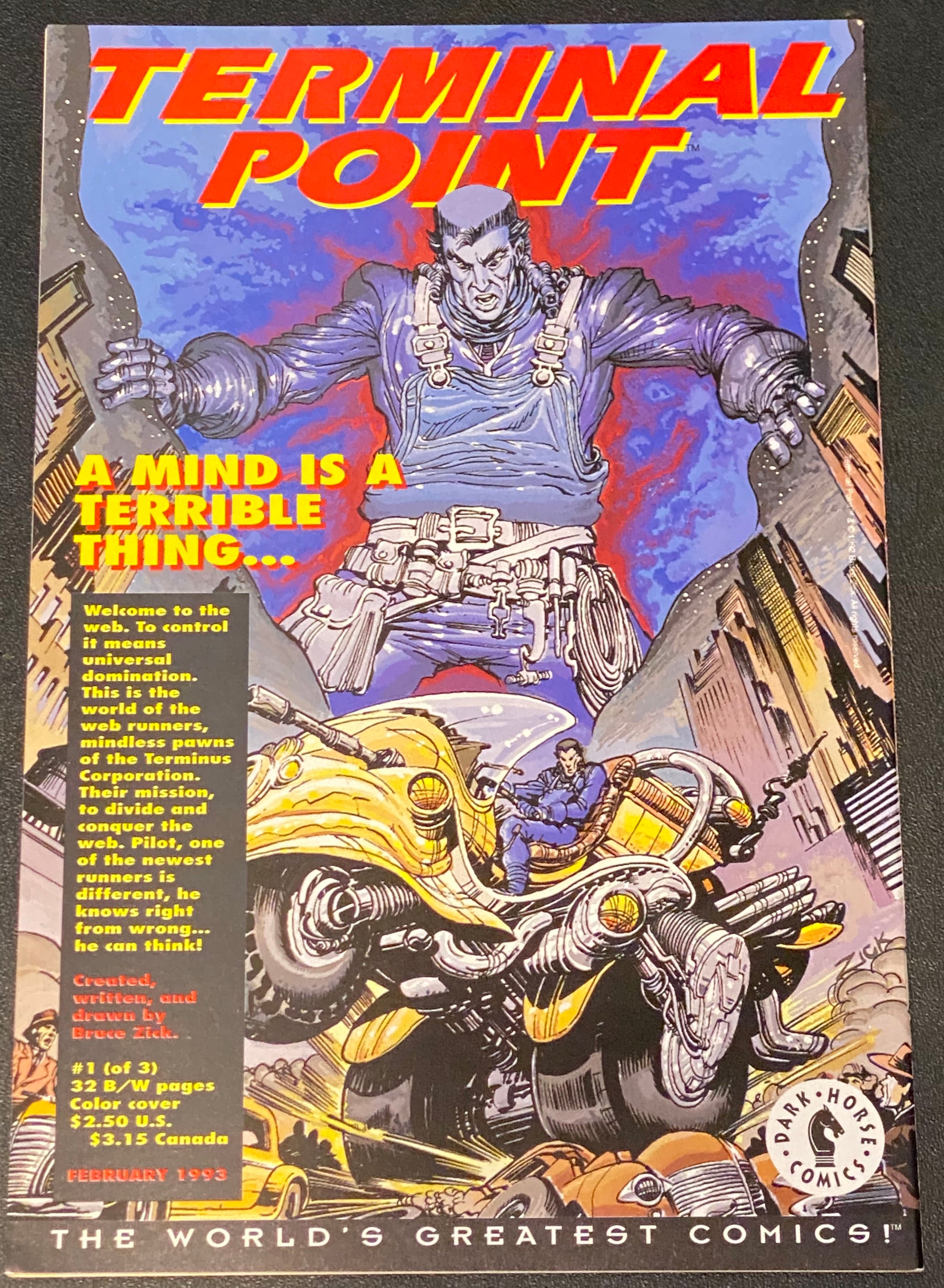 RoboCop: Prime Suspect #4 of 4 - Dark Horse Comics Limited Series Finale (Dec 1992) | Near Mint Condition | Collectible Comic Book for Fans & Investors | Perfect for Display, Gifting, and Comic Book Collections