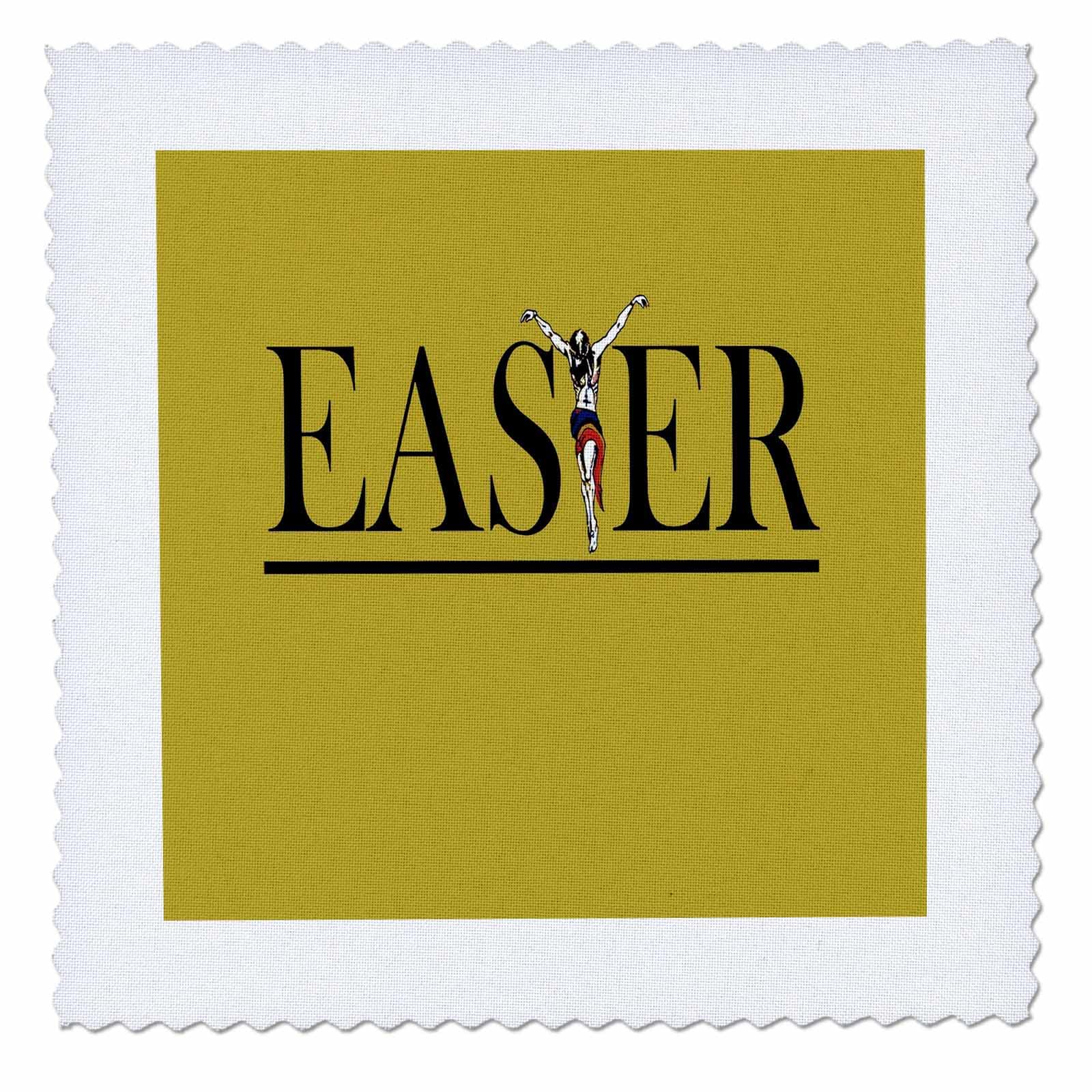 3D Rose Christian and Gay Easter LGBTQ Community Quilt Squares - Colorful Fabric Patchwork for DIY Quilting, Home Decor, and Holiday Crafts (qs_357135_1)