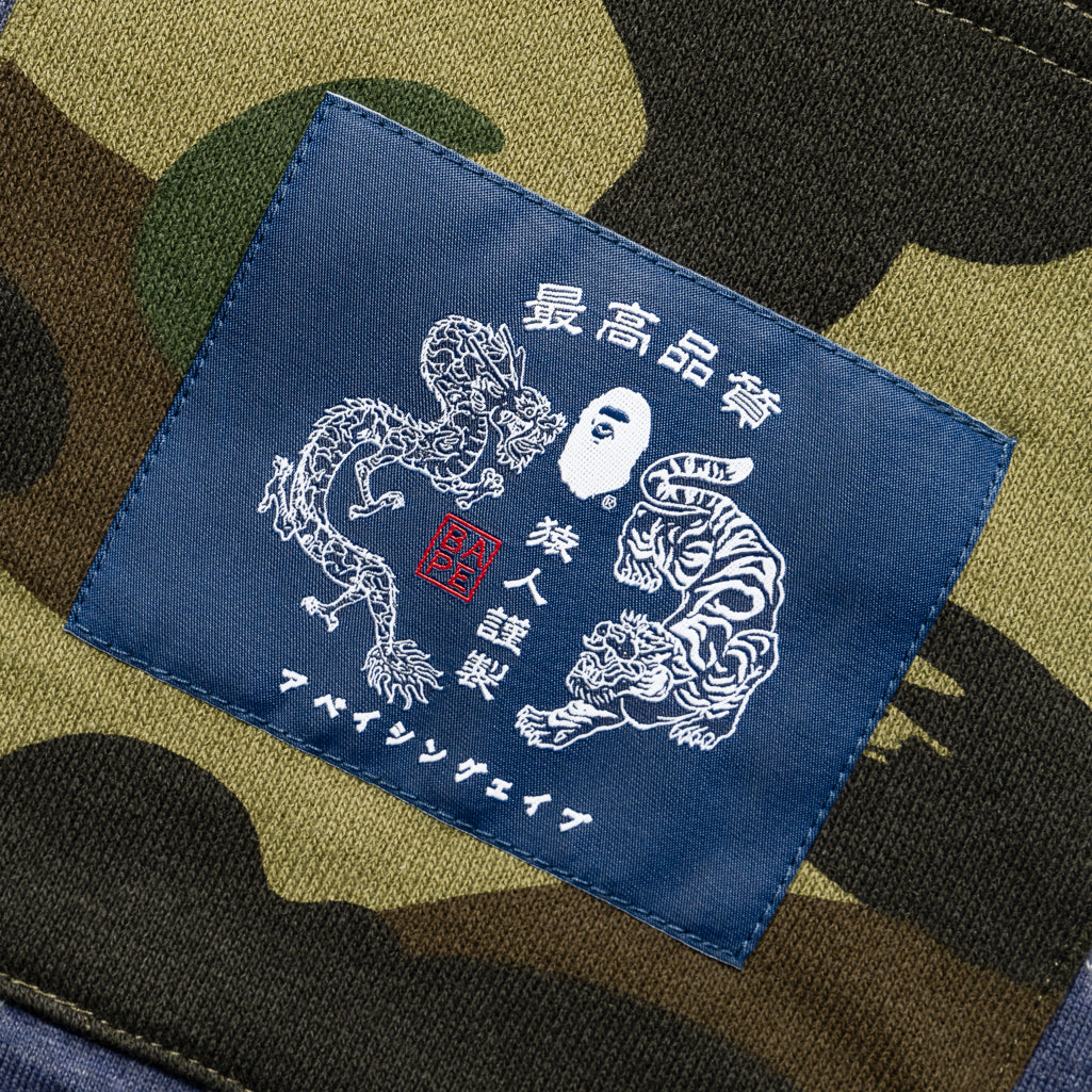 BAPE ABC Camo Sweatshorts for Men - Navy Blue Casual Shorts | Streetwear Fashion, Gym & Lounge Wear