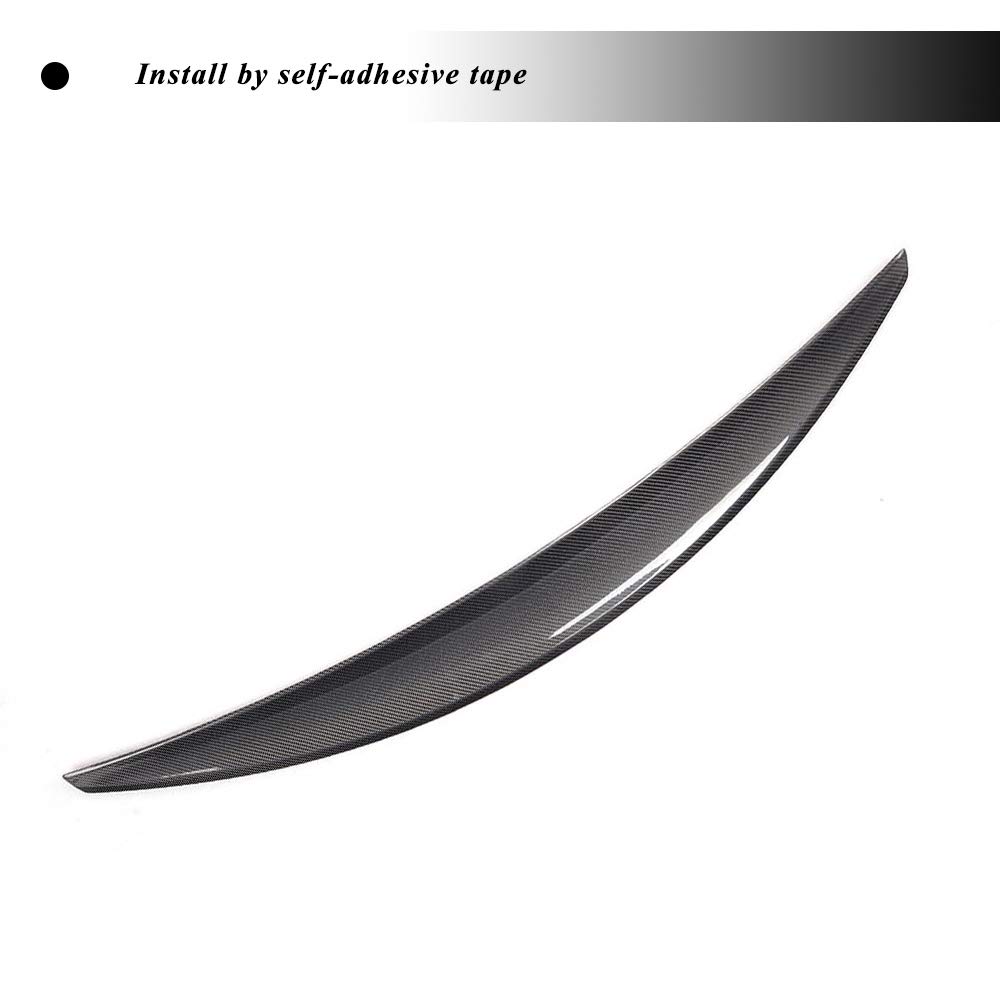 High-Performance Carbon Fiber Rear Spoiler for Maserati GranTurismo Coupe 2008-2011 | Lightweight Trunk Lid Wing | Non-Convertible Model | Enhances Aerodynamics & Sporty Look | Perfect for Racing, Car Shows & Street Performance Upgrades