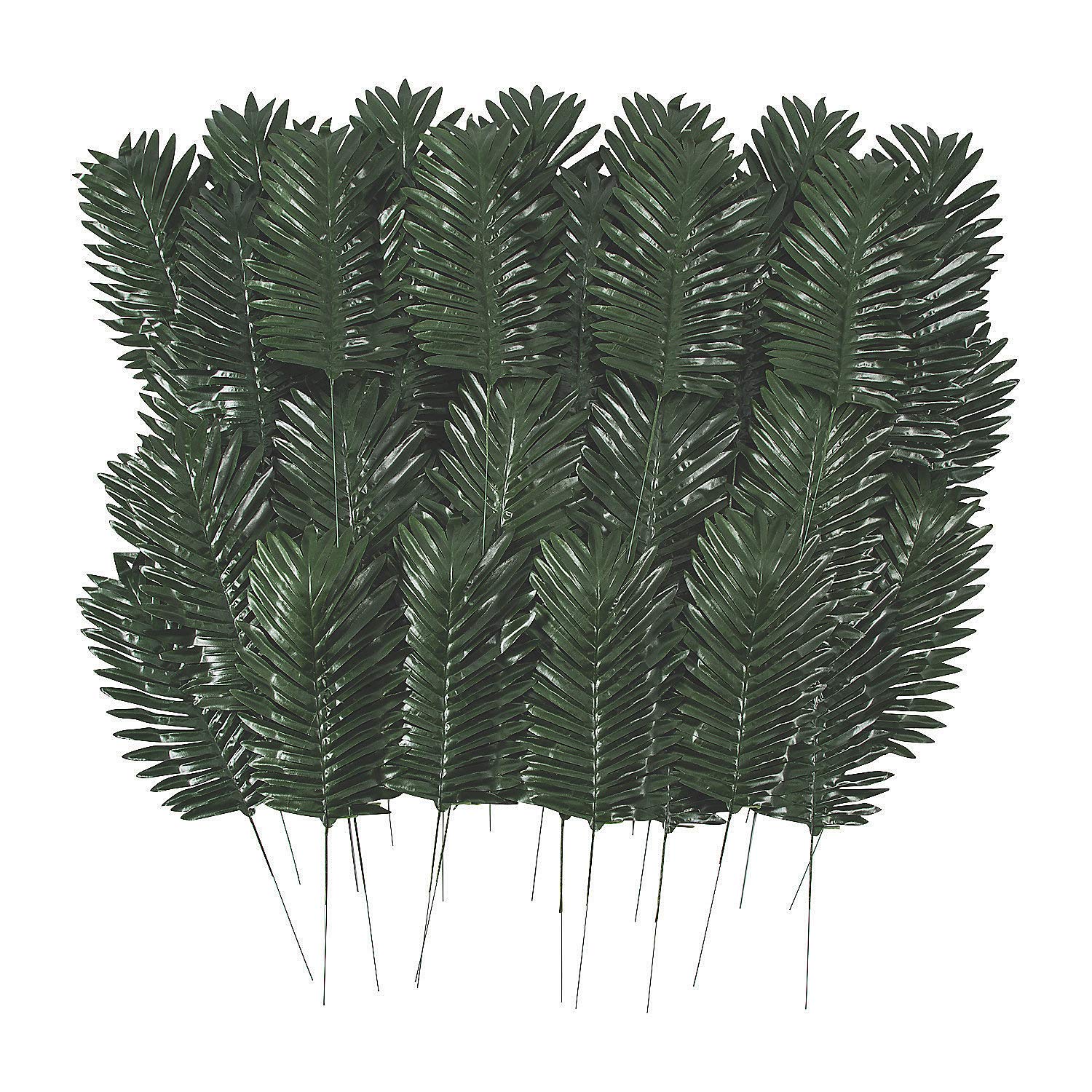 Premium Bulk Palm Leaves for Easter Decor - 96 Pcs Natural Palm Fronds for DIY Floral Garlands, Swags, Spring Wreaths & Holiday Centerpieces - Perfect for Easter Celebrations, Wedding Decor, Tropical Party Supplies & Home Decoration