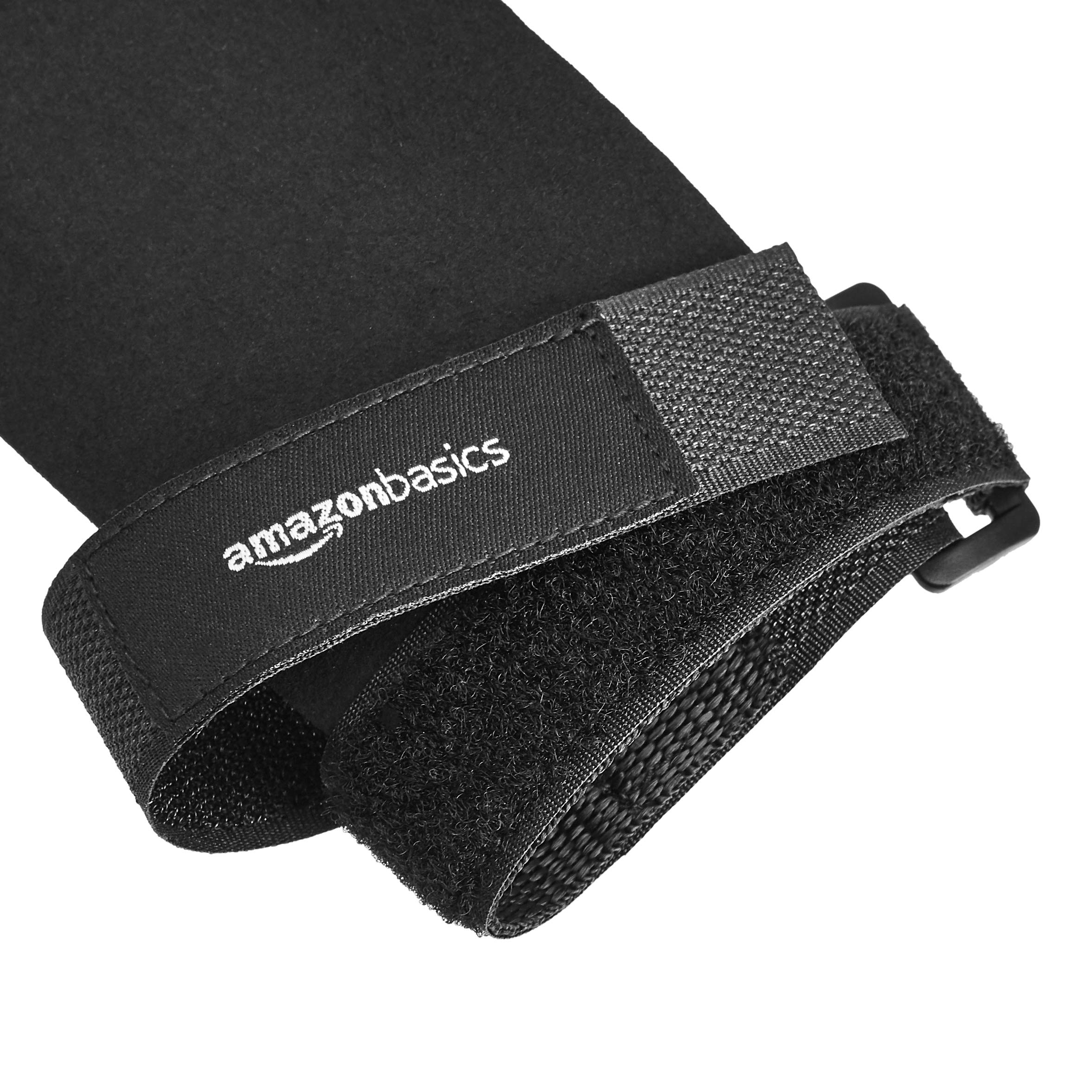 Amazon Basics Leather Barbell Grip - Premium Weightlifting & Gymnastics Hand Grips for CrossFit, Powerlifting & Gym Training - Enhanced Grip Support for Pull-Ups, Deadlifts & Workouts