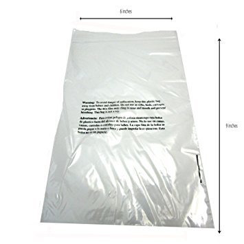 Self Sealing Clear Poly Bags with Suffocation Warning - 1.5mil Thick for Amazon FBA - 6x9 Inches (1000 Count) - Perfect for Packaging, Storage & Shipping Small Items