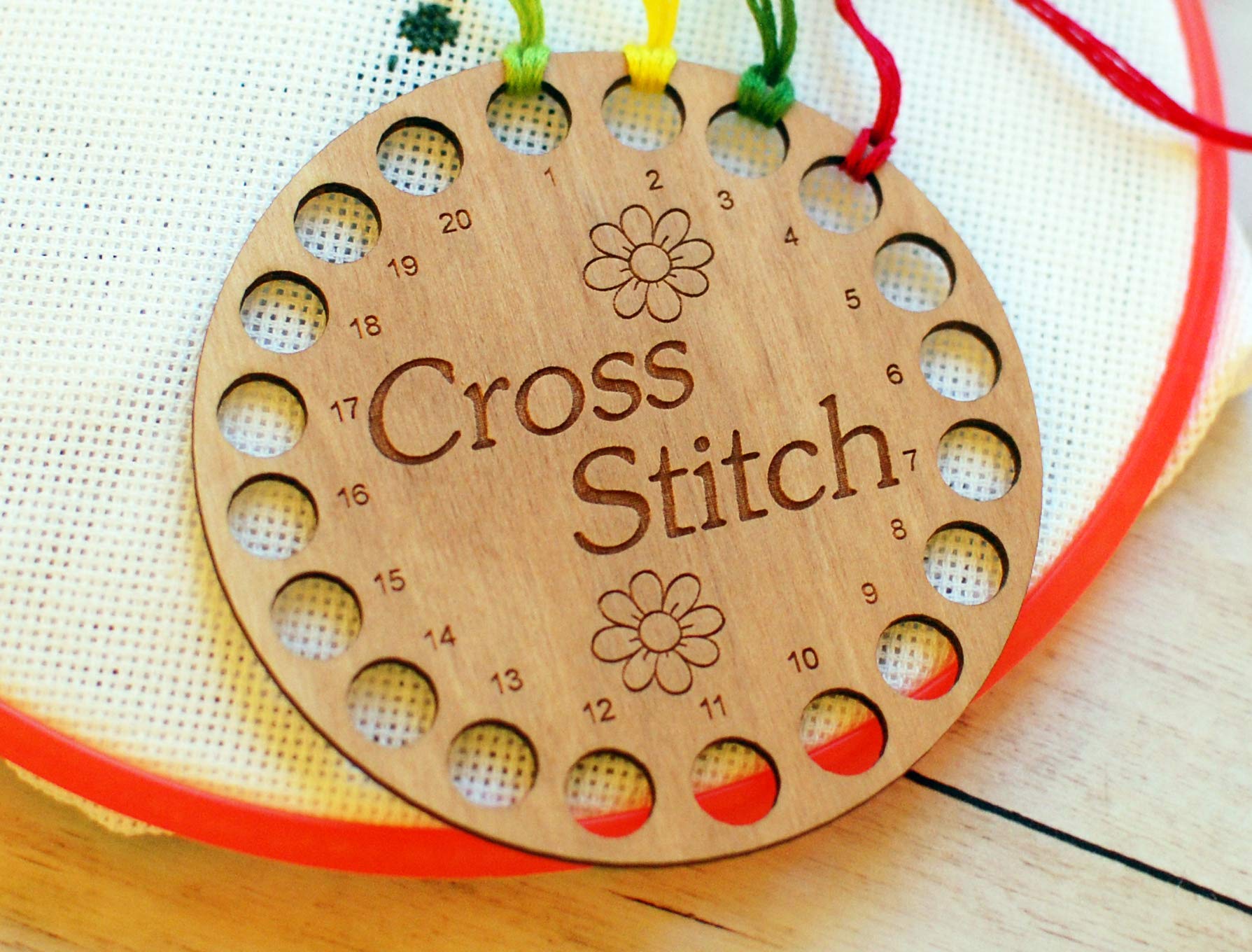 Best Floss Organizer for Cross Stitch & Embroidery - Thread Holder & Keeper for Sorting Threads - Perfect for DIY Craft Kits, Sewing Projects, and Needlework Accessories