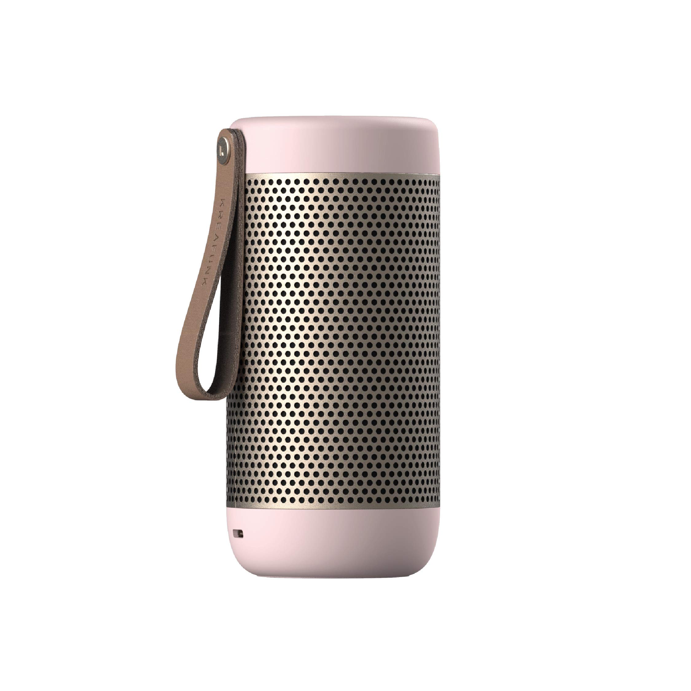 Portable Bluetooth Speaker with IPX5 Waterproof, 30H Playtime, Stereo Sound & Voice Assistant - Wireless Speaker for Home, Outdoor, Travel & Parties (Pink)